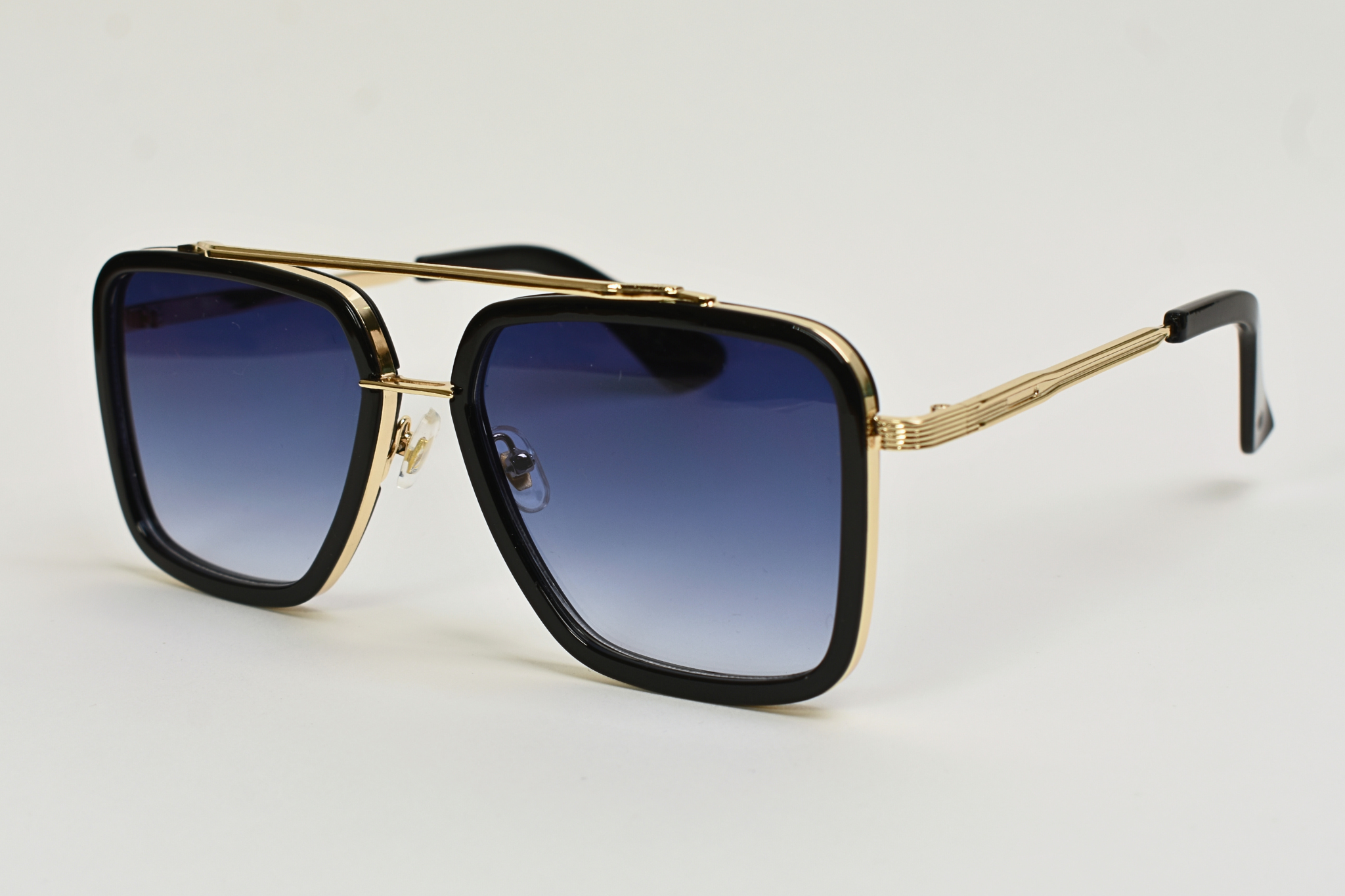 Gafas con marco dorado on sale