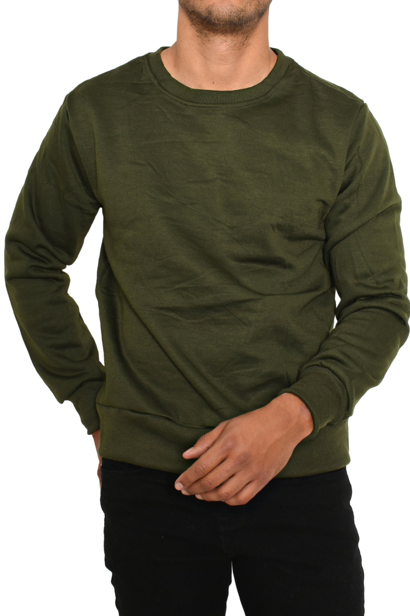 Suéter Verde Olivo Slim Fit