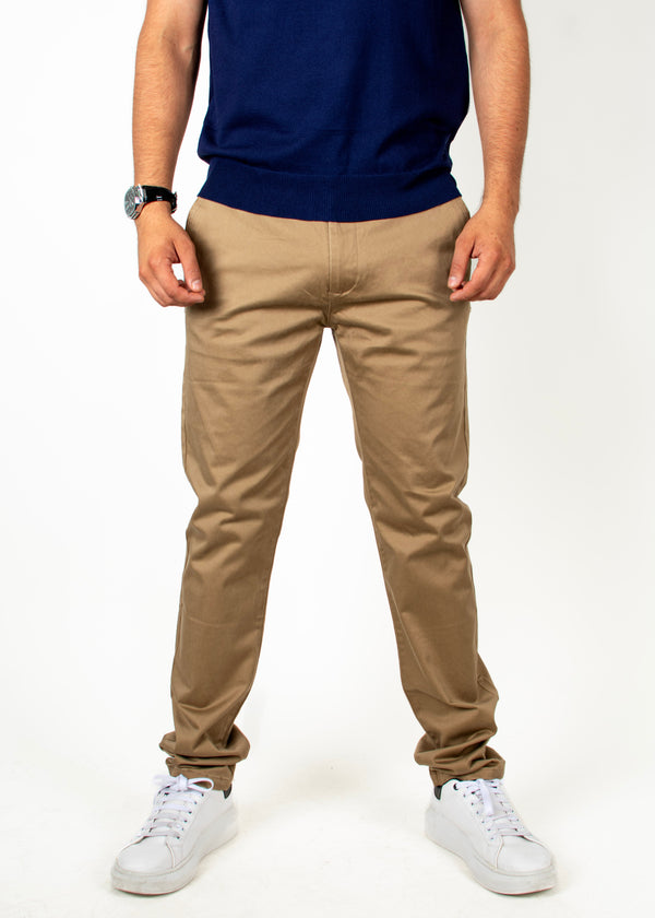 Pantalón Estilo Gabardina Moller Brand Khaky