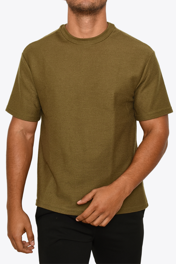 Playera Verde Textura Prejuicio