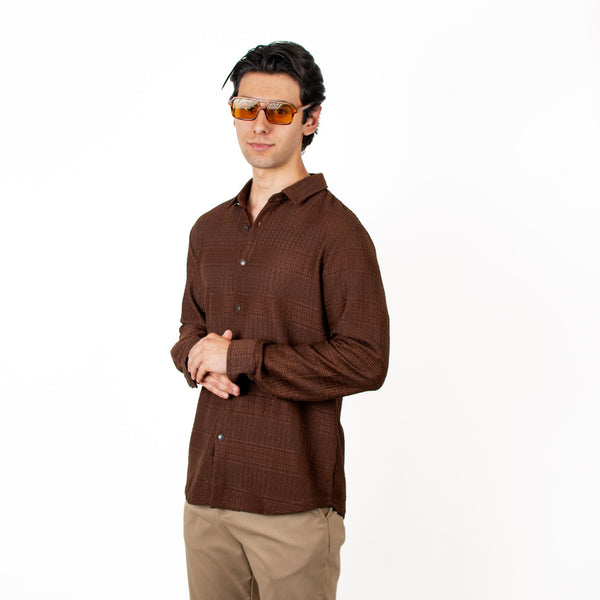 Camisa Tejida Kael Café
