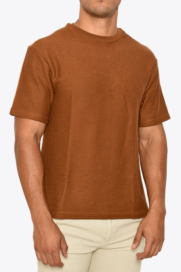 Playera Textura Café