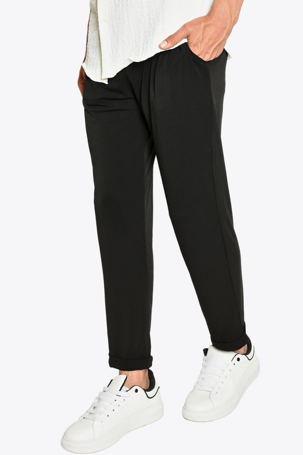 Pantalón Negro Estilo Pants