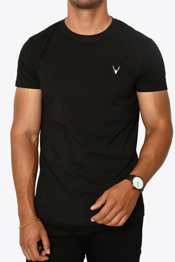 Playera Negra Premium Venado