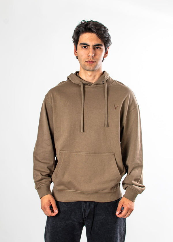 Sudadera Raw Terry Moller Brand Verde