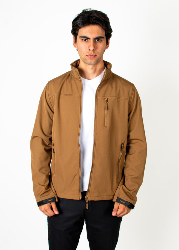 Chamarra Softshell Brown Signature