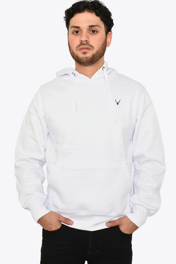 Sudadera Venado en Pecho Blanca