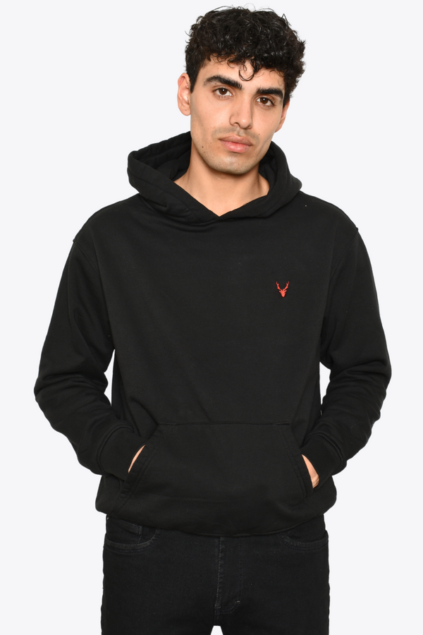 Sudadera Negra Red Deer