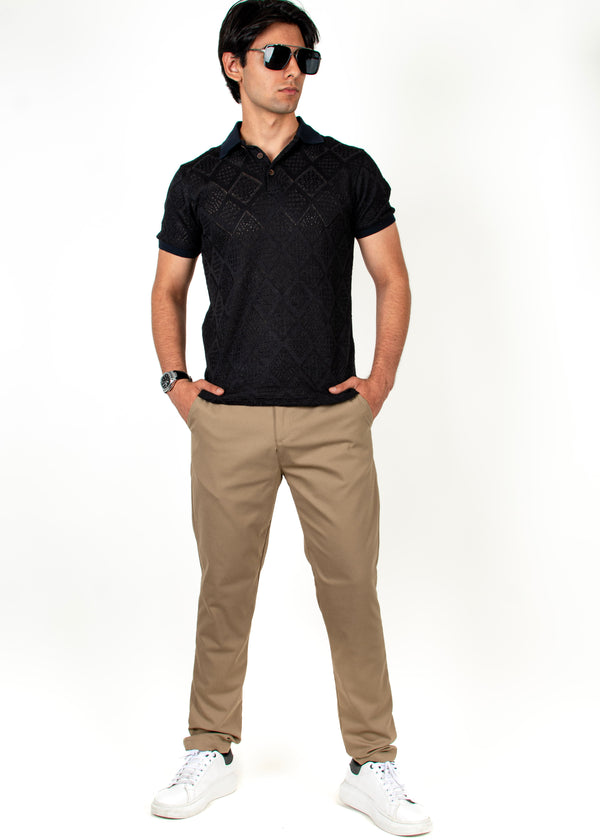Pantalón Estilo Gabardina Moller Brand Beige