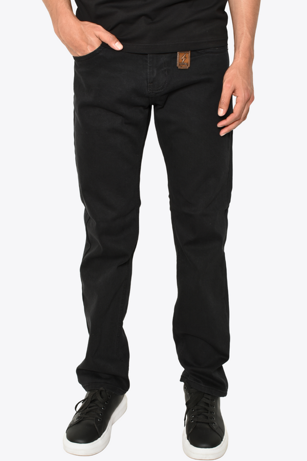 Pantalón Negro Regular Fit URBANTREND GS