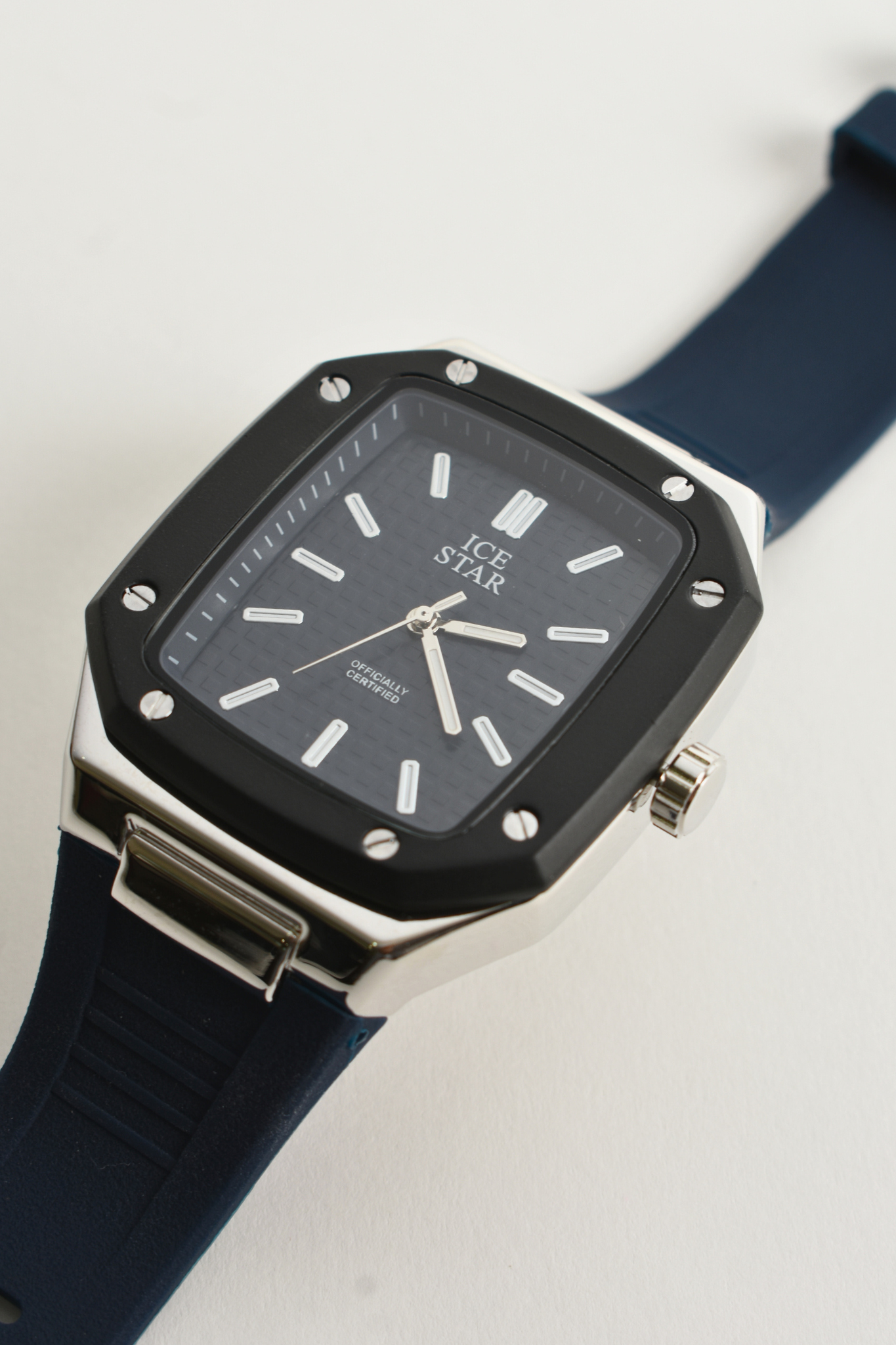 Reloj Premium Azul Marino/Plateado