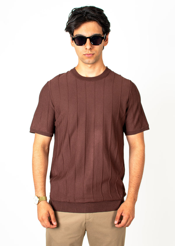 Playera Tejida Strada Café
