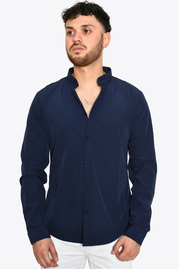 Camisa Azul Marino Moller Antifluidos M.L