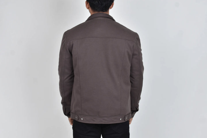 Abrigo Corto Bastien Café Moller Vista Espalda