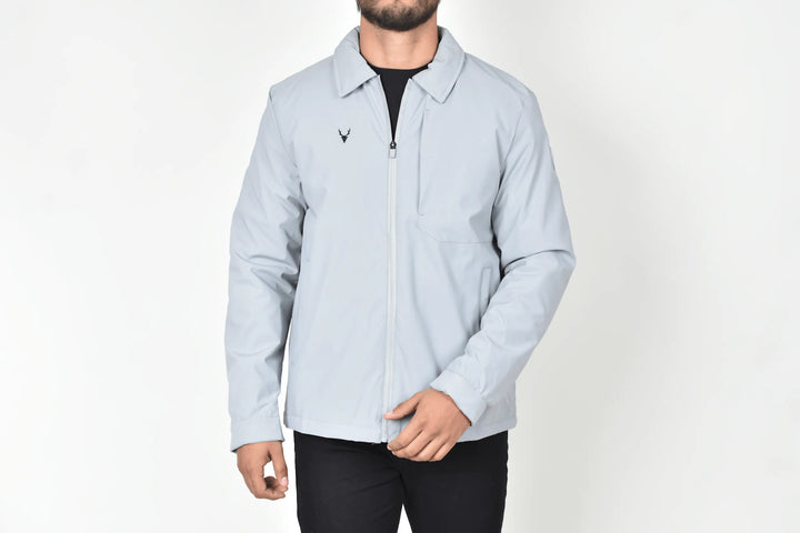 Chamarra Bresk Deer Gris Moller Vista Frente