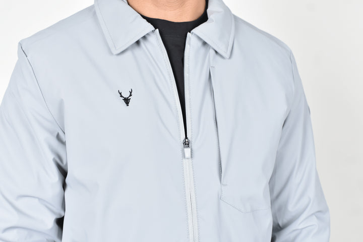 Chamarra Bresk Deer Gris Moller Vista Pecho