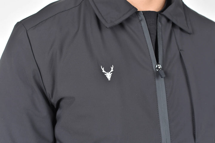 Chamarra Bresk Deer Negra Moller Detalle Bordado