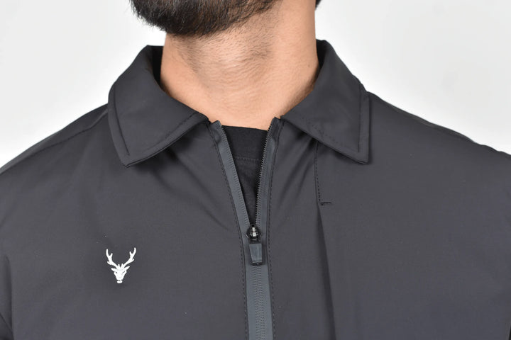 Chamarra Bresk Deer Negra Moller Vista Cuello