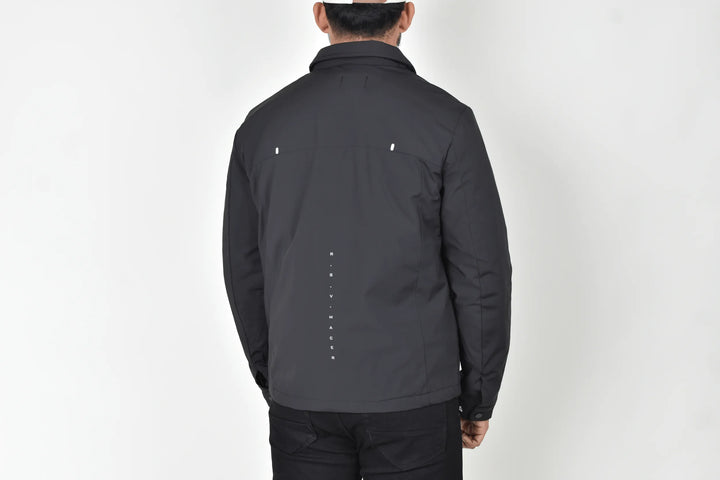 Chamarra Bresk Deer Negra Moller Vista Espalda