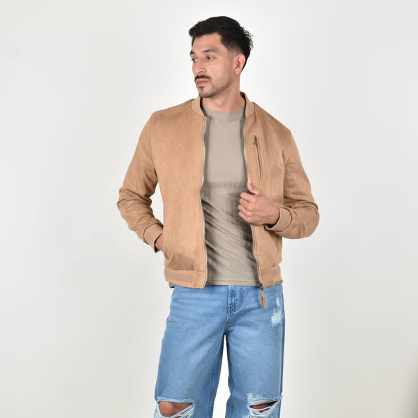 Chamarra Gamuza Maverick Camel