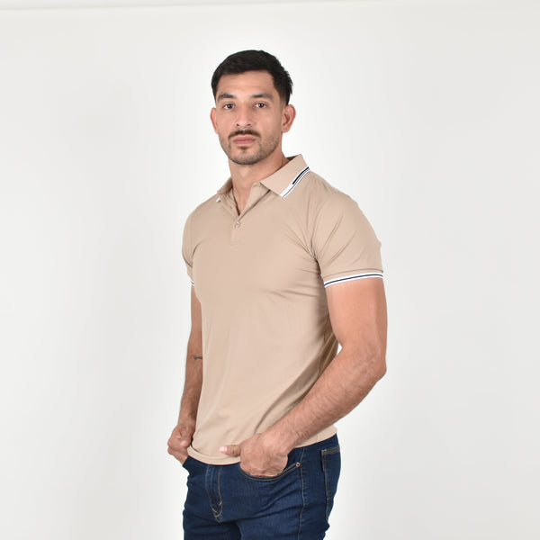 Polo Vantage Cuello Sport Beige