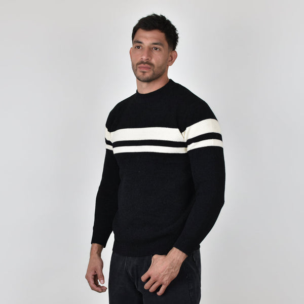 Suéter Tejido Bouclé Line Negro