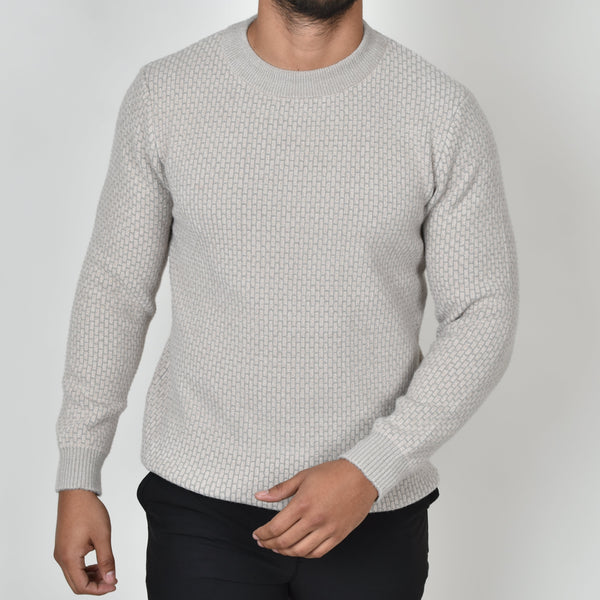 Suéter Tejido Brick Beige