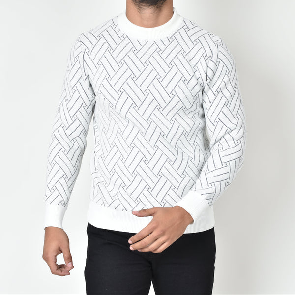 Suéter Tejido Fausset Hueso