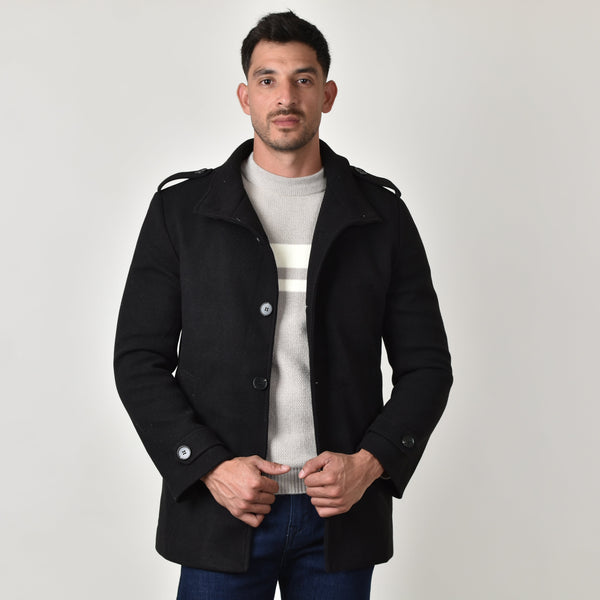 Abrigo Esencial MenSure Negro