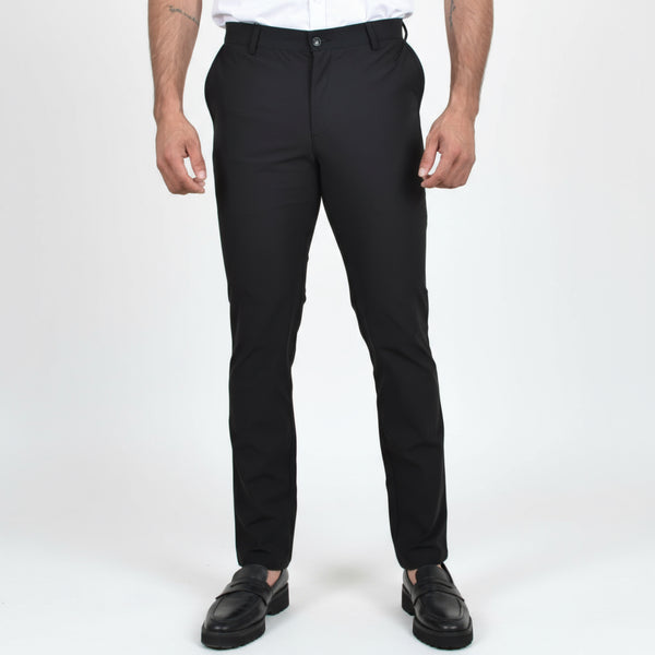 Pantalón De Vestir Smart Casual Negro