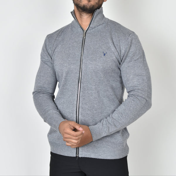 Suéter Cardigan Highland Gris
