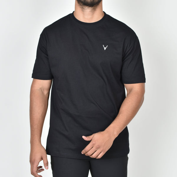 Playera Esencial Regular Fit Moller Brand Negra
