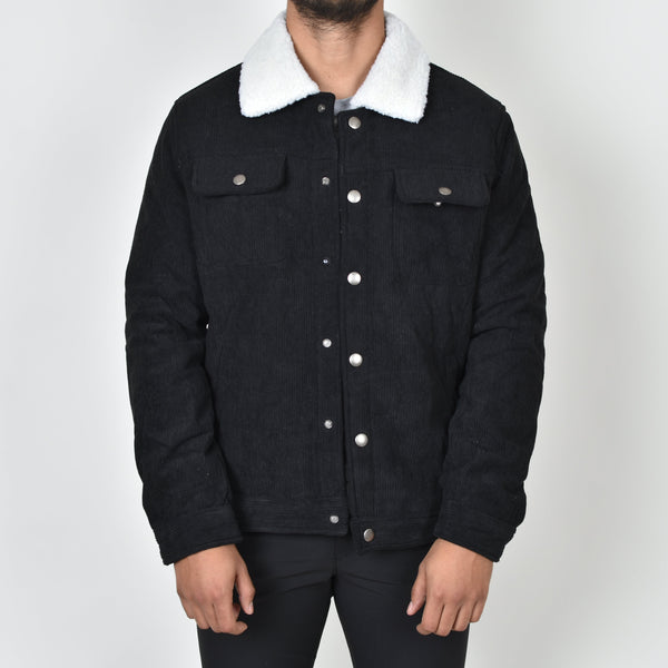 Chamarra Pana Borrego Negro