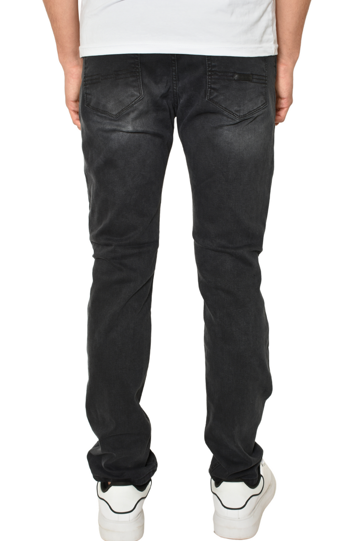 Pantalon negro deslavado hombre 2025