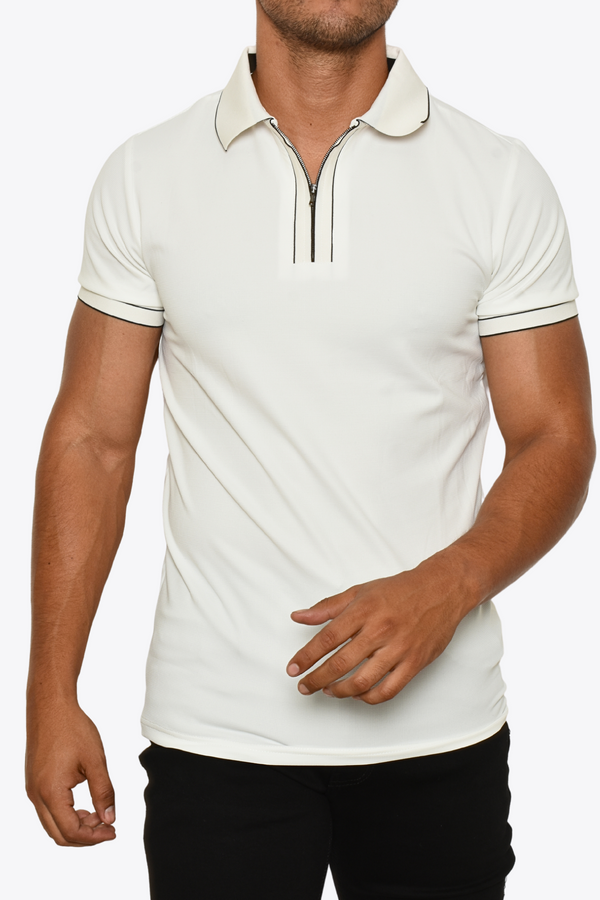 Polo Blanca Zipper VIP Collection