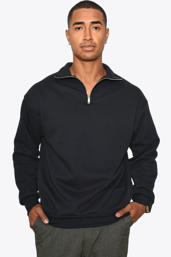 Sudadera zipper Negra