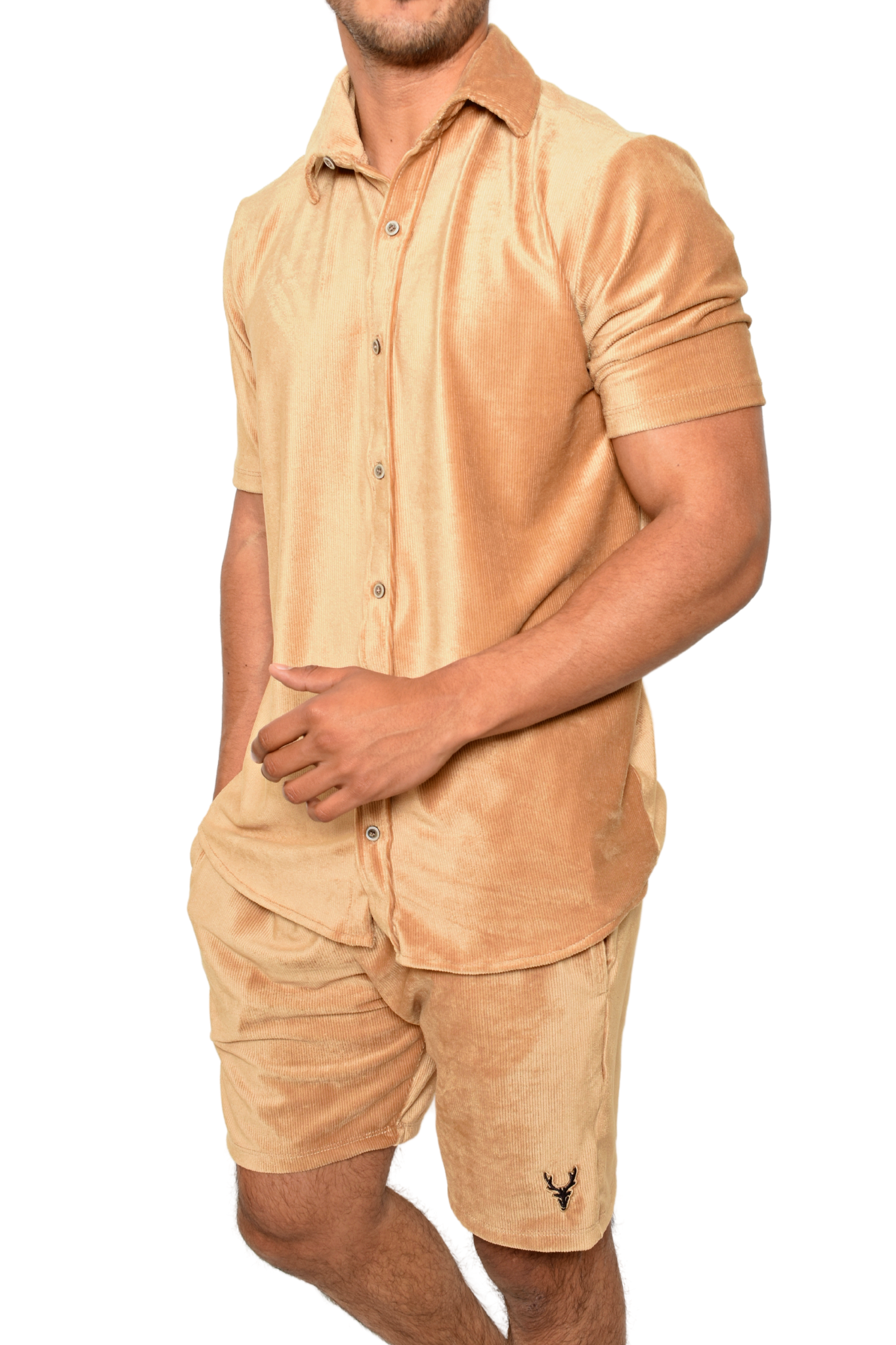 Camisa Khaky Estilo Pana con Short