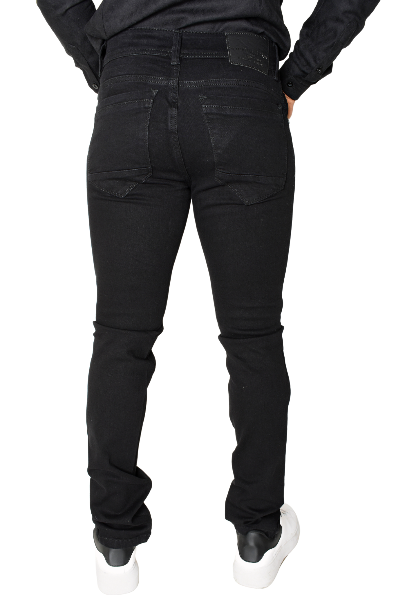 Pantalón de Mezclilla Moller Negro Liso – Mollerclothing