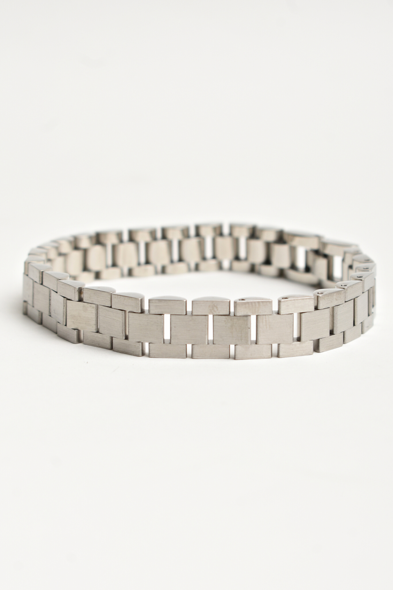 Pulsera Estilo Hip Hop Plateado