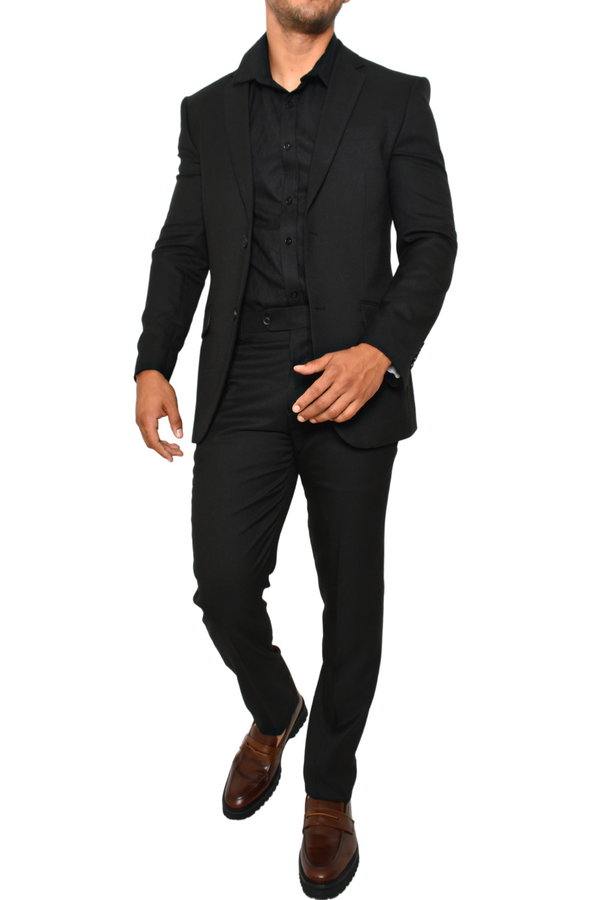 Traje Negro Slim 2 botones