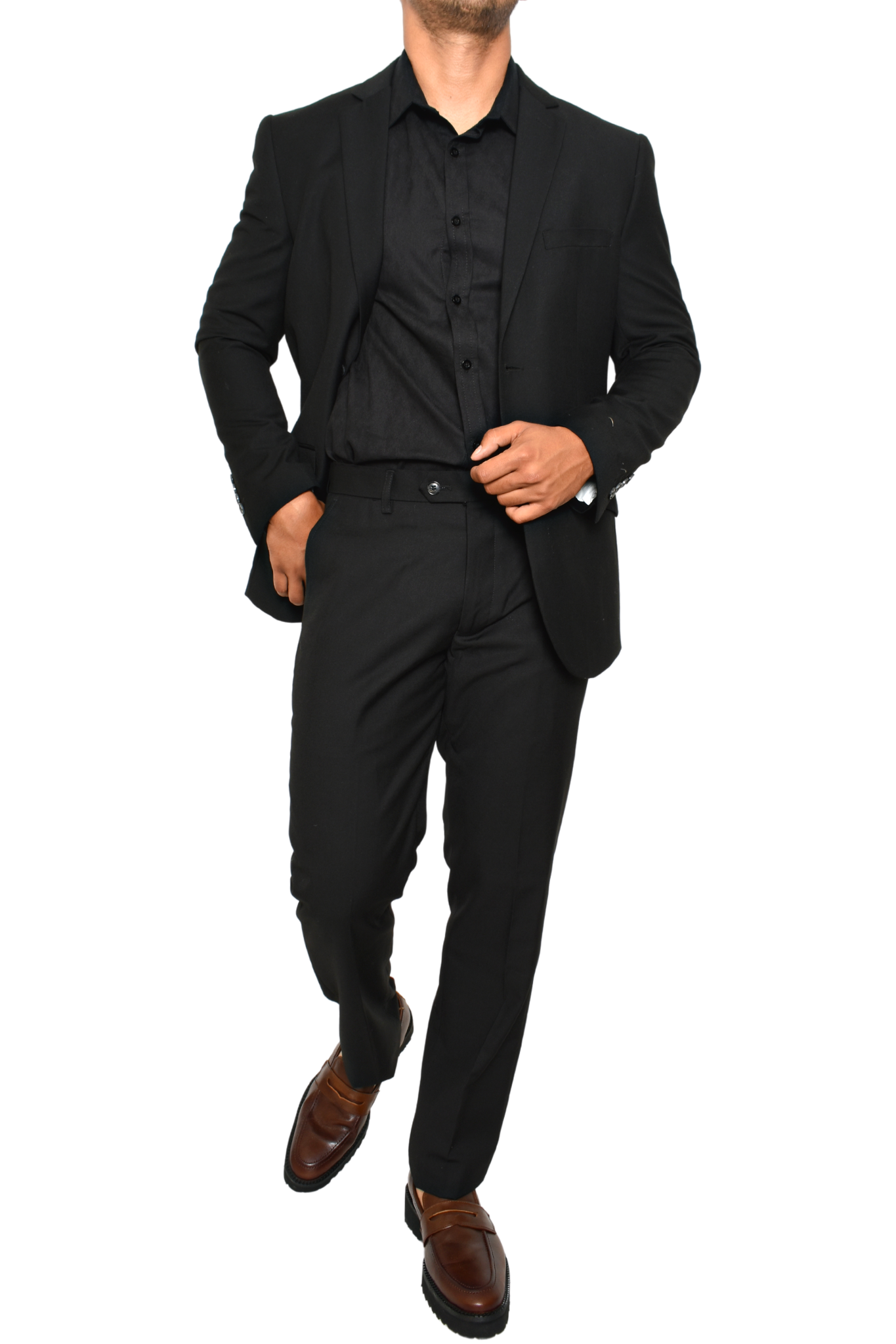 Traje de discount vestir negro