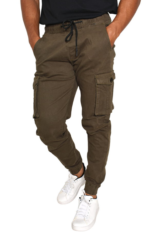 Jogger Cargo Verde Olivo Moller