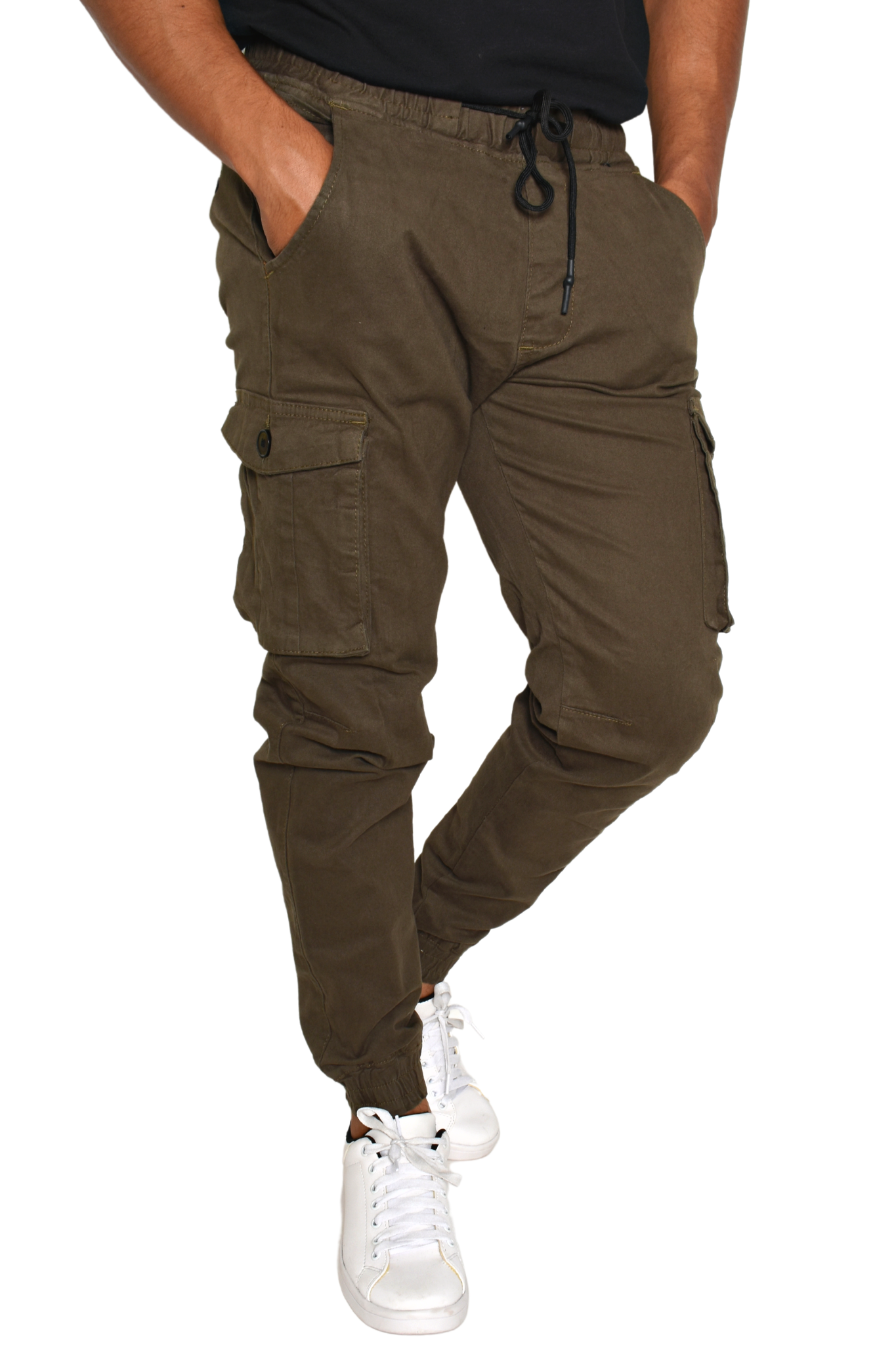 Jogger Cargo Verde Olivo Moller