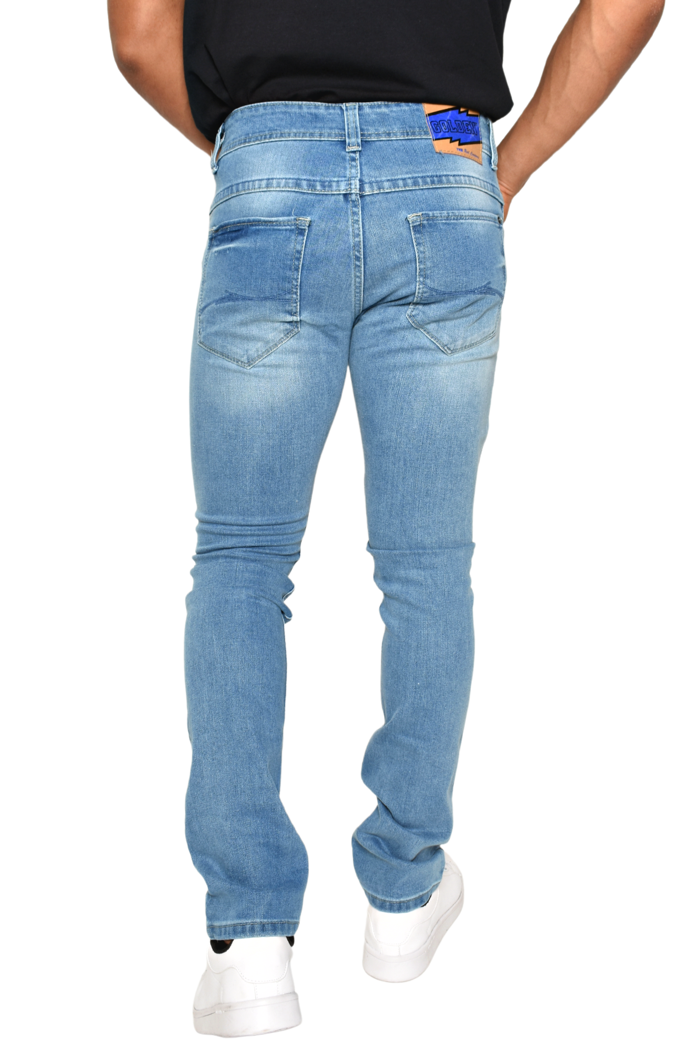 Pantalón de Mezclilla Azul Claro Fit Skinny GS