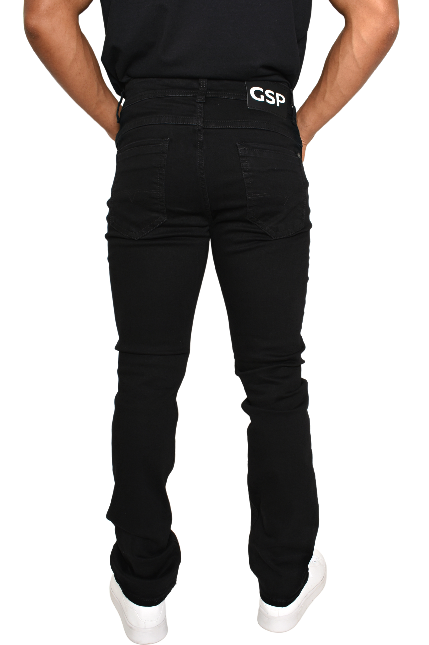 Pantalón de Mezclilla Negro Liso GSP