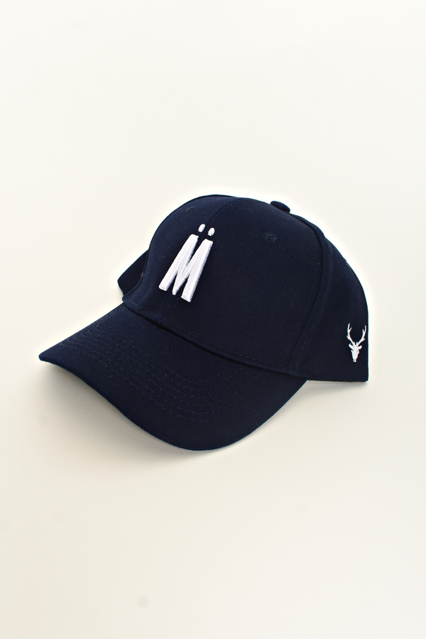 Gorra Azul Marino M Blanco