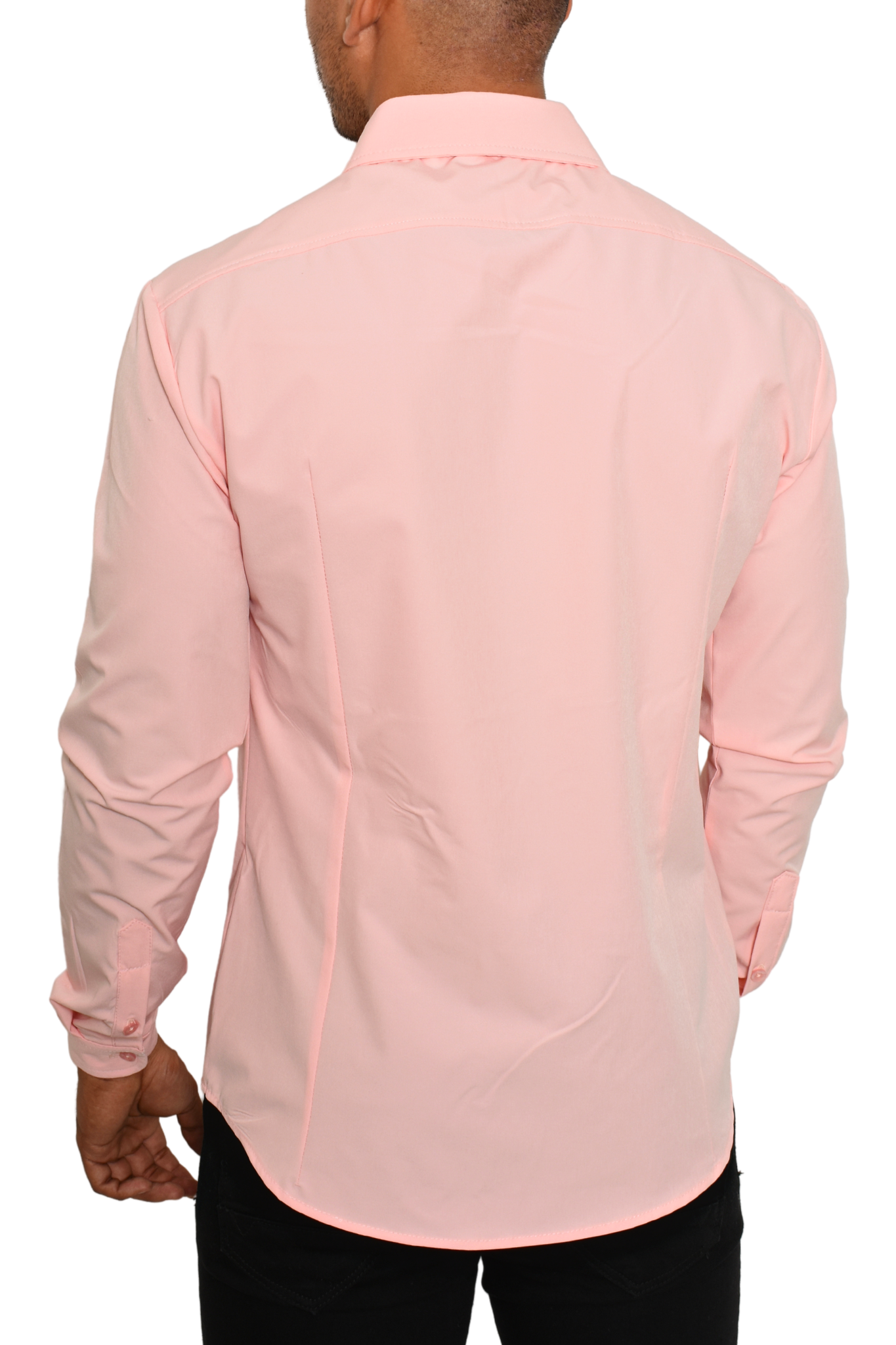 Camisa Rosa Moller Cuello Sport Antifluidos M.L.