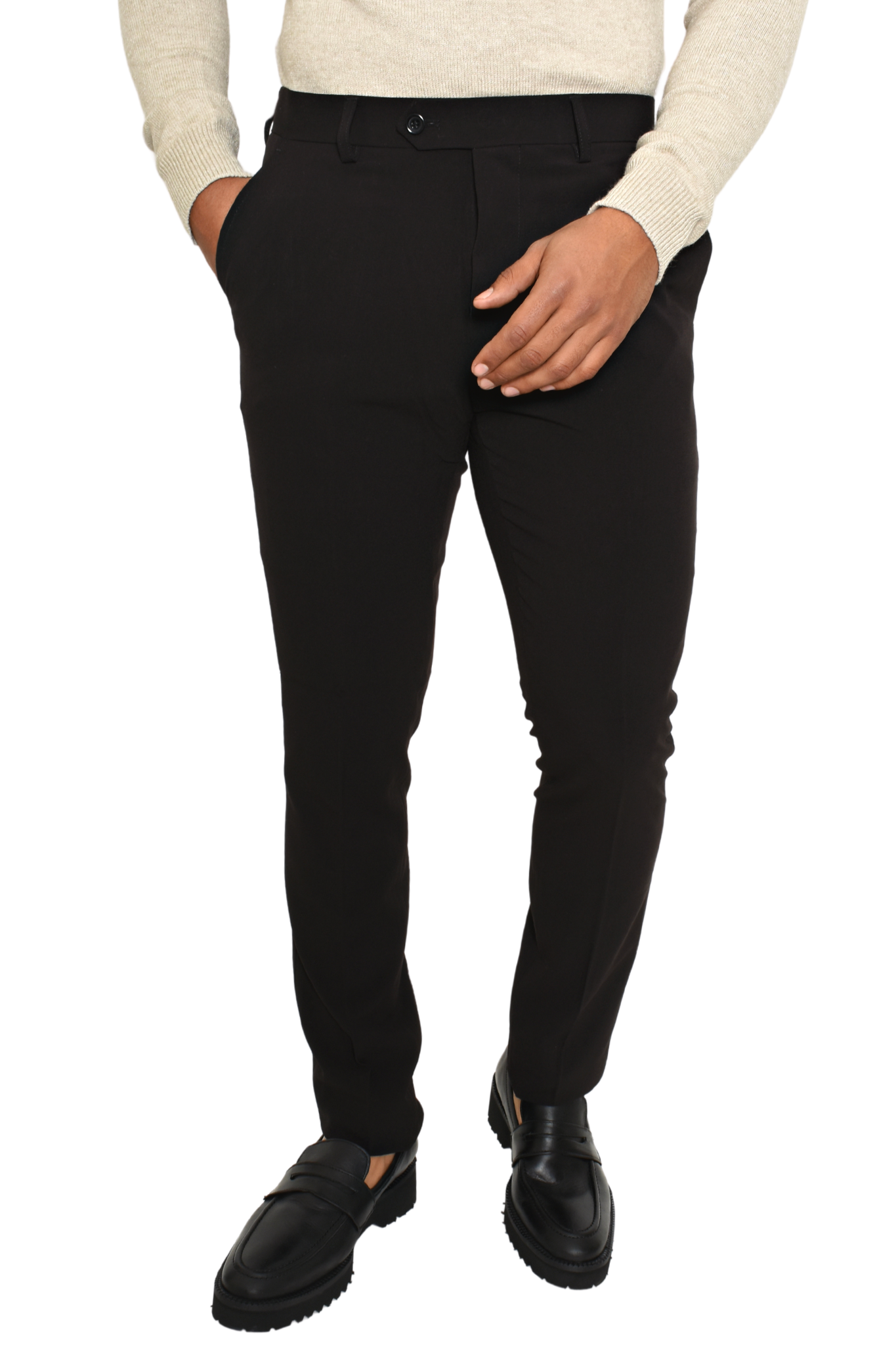 Pantalón de Mezclilla Moller Negro Liso – Mollerclothing