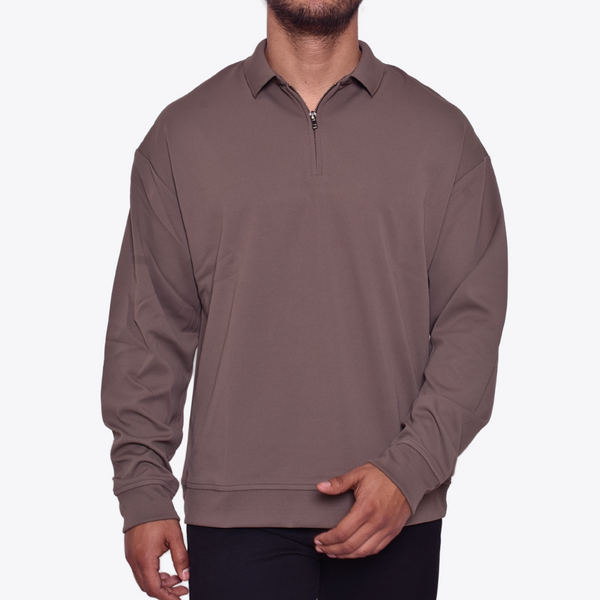 Sudadera Oversize Tecnología Move Café