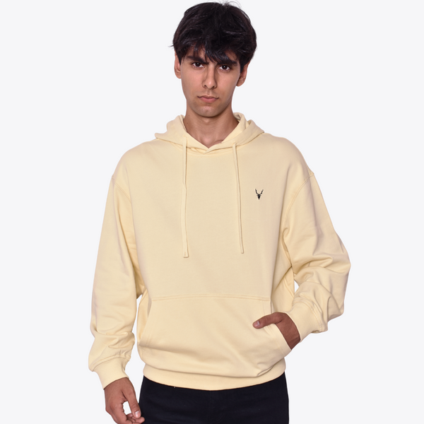Sudadera Raw Terry Moller Brand Amarilla